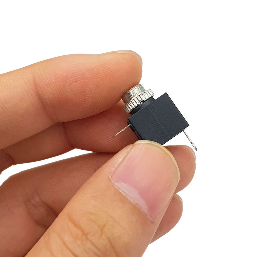 Jack audio 3.5 Female Khóa ốc