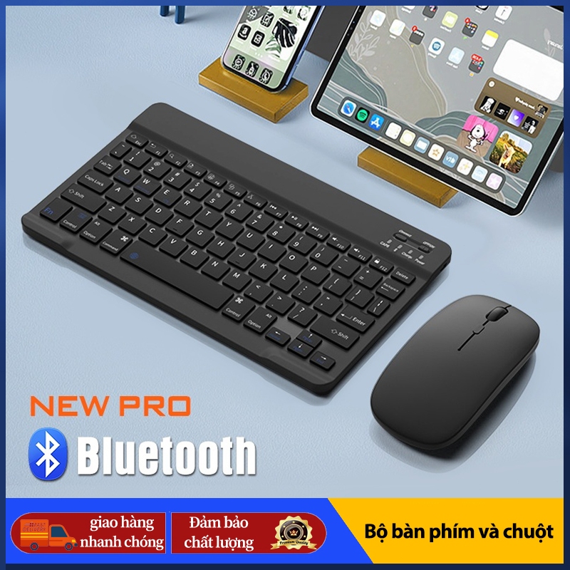 Bộ bàn phím và chuột không dây bluetooth