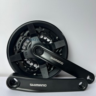 GIÒ DĨA XE ĐẠP SHIMANO TOURNEY FC-TY301 BỘ ĐÙI ĐĨA 3 TẦNG TY301 CRANKSET SHIMANO TOURNEY