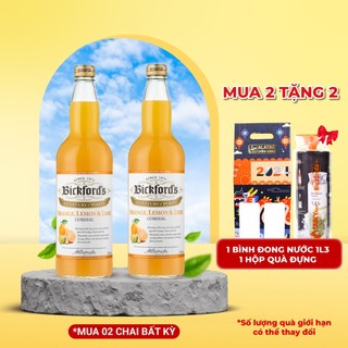Siro Bickford's Cam Chanh | Thể Tích Khủng 750ml | Nhập Khẩu Úc!