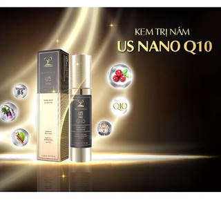 Kem giảm nám trắng da và chống lão hóa us nano q10 công thức chuẩn fda 20ml