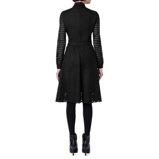 ĐẦM MIDI T3D BURN-OUT DOTTED