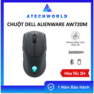 Chuột Dell Alienware AW720M Wired/Wireless Gaming Mouse - Hàng Chính Hãng - BH 1 Năm - Có Xuất VAT