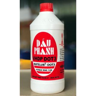 Dầu Phanh - Dầu Thắng Ô Tô - Xe Máy DOT 3 VHDP (DOT 3 VH 3-2 MEKONG) 1kg
