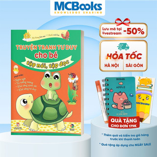 Sách - Truyện Tranh Tư Duy Cho Bé tập nói tập đọc