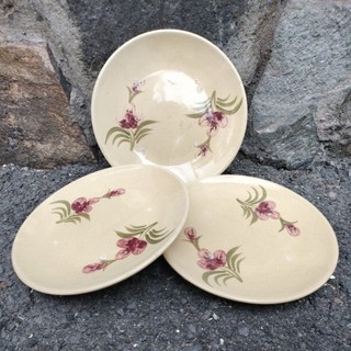 💢🌿SET 2 DĨA GỐM XƯA MẪU VẼ HOA💥💫 LOẠI ĐẸP ÍT SẠN MỚI VỀ😘👌👍  (20.5cm)