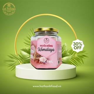 Muối Hồng Himalaya - Hũ 350gr - Dòng Hạt Mịn Chuyên Dùng Nấu Ăn - Muối Loại 1 khô và sạch