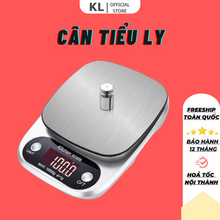 Cân Tiểu ly nhà bếp Mini Định Lượng 3kg - 5kg - 10kg Tặng kèm 2 viên pin-Unpublic