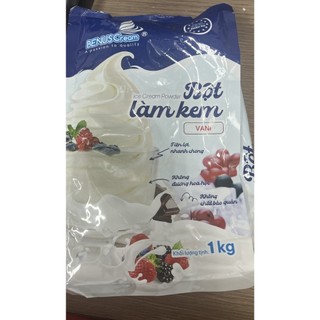 Bột Làm Kem Vị Vani Cao Cấp BenusCream 1kg- Giao Bao Bì Ngẫu Nhiên