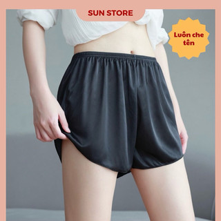 Quần đùi đùi lụa ngủ, Quần mặc nhà big size nữ