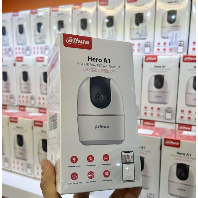 Camera IP Wifi DaHua Hero A1 DH-H4AE 4MP 2K+ | DH-H2AE 2MP FHD - Xoay 360 Độ - Trong Nhà.