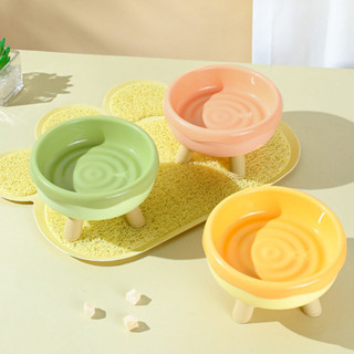 Bát ăn cho chó mèo 4 chân Bát đựng thức ăn cho chó bát ăn chống gù bảo vệ đốt sống cổ Bát 4 chân cao cho chó BECHON