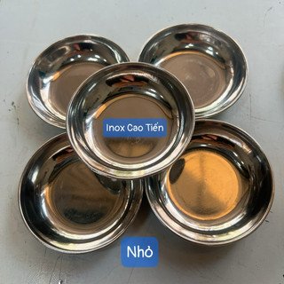 Chén bánh bèo , chén chấm Inox , khuôn da lợn