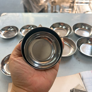 Chén bánh bèo , chén chấm Inox , khuôn da lợn