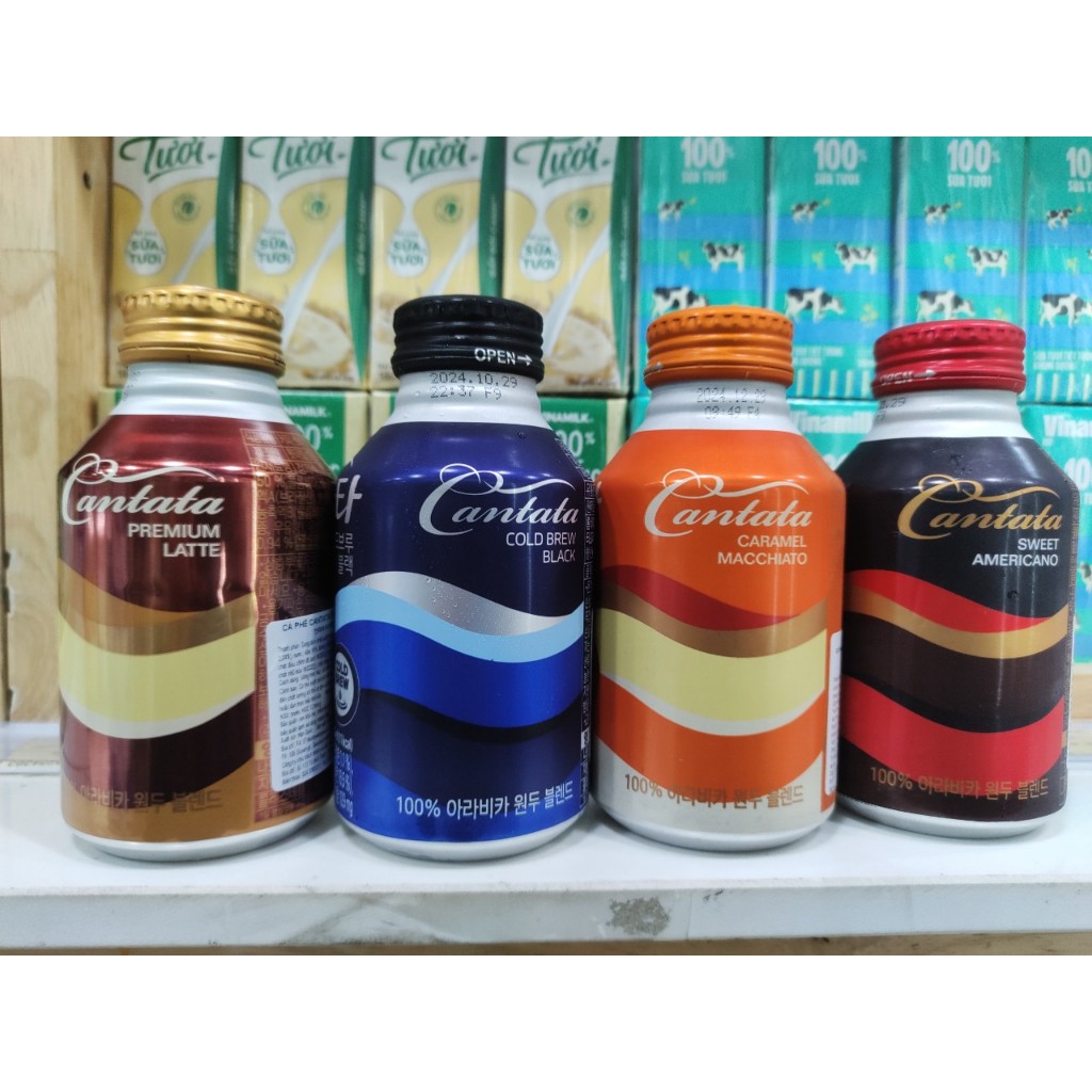 Cà phê Cantata hàn quốc, cà phê đóng chai cantata hàn quốc 275ml - 칸타타 커피