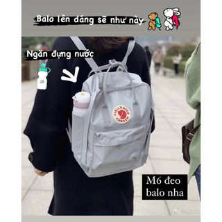 Balo Kanken Embroidery Màu Tím Nhạt