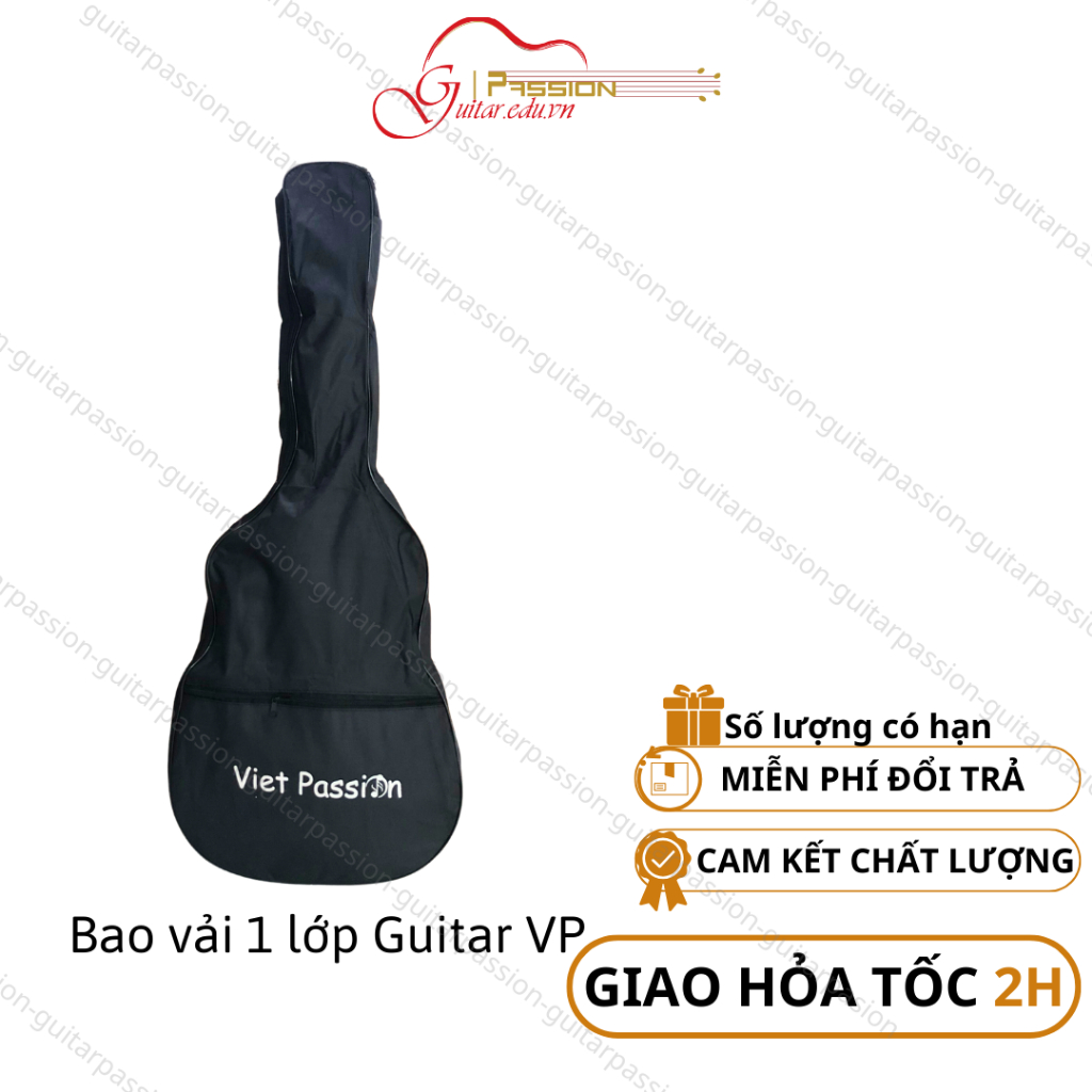 Bao đàn guitar 3 lớp bao da guitar Yamaha chất lượng dày dặn Guitar Passion