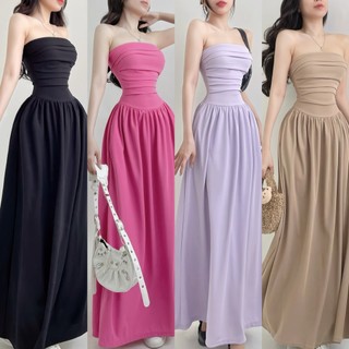 TADstore - Phoebie Dress đầm cúp dáng maxi chất thun