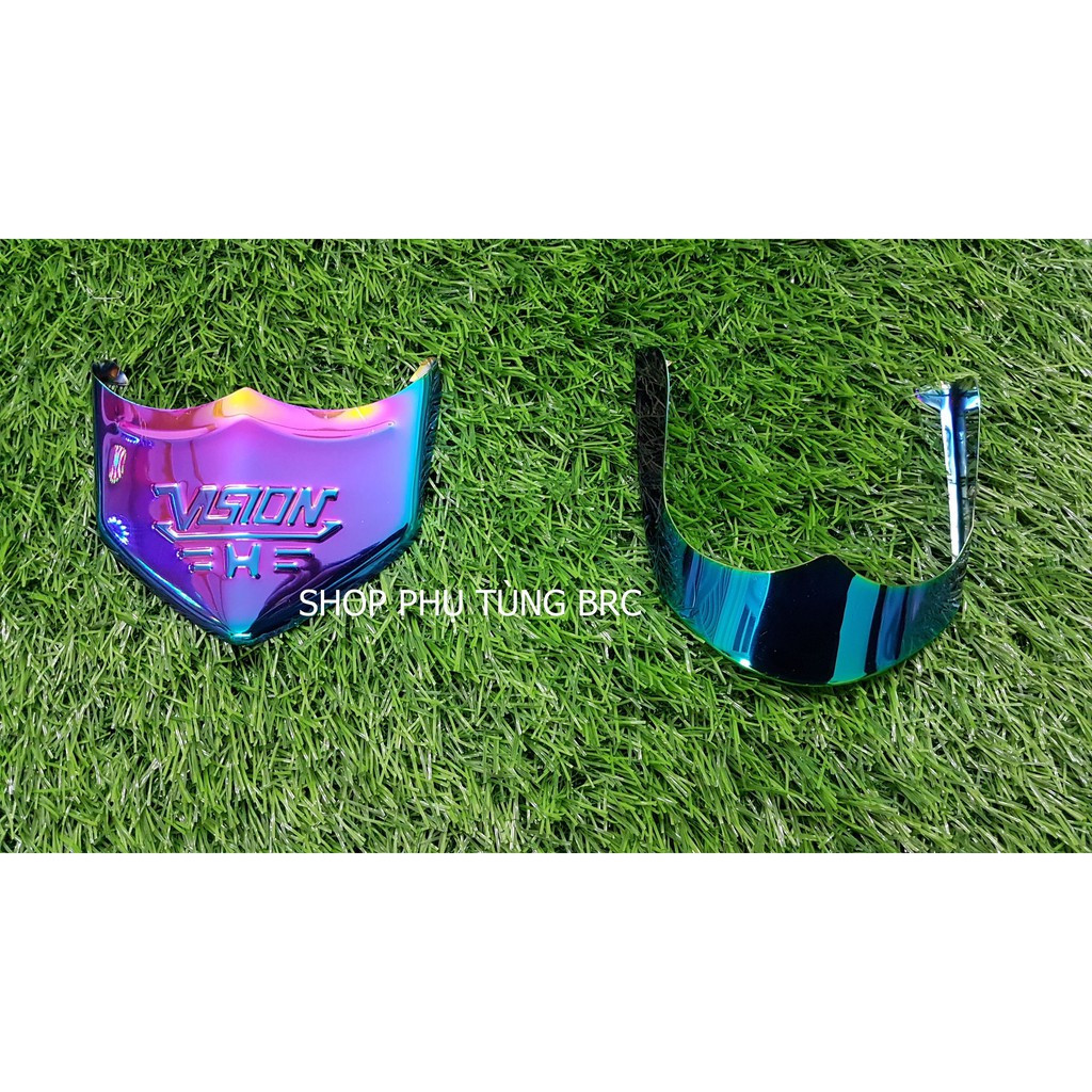 Bộ ốp mỏ dè titan xe VISION đời 2014 - 2019