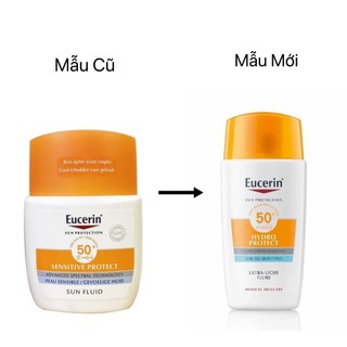 Kem Chống Nắng Cho Da Thường, Da Khô và Da Nhạy Cảm EUCERIN HYDRO ULTRA LIGHT SPF 50+ 50ml