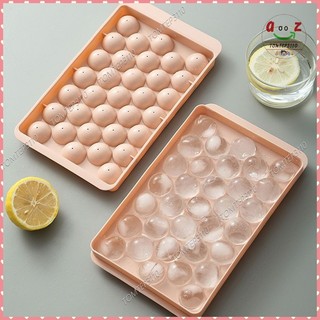 Khay Đá Bi Tròn 33 Viên - Khay Làm Đá Lạnh, Thạch Rau Câu Có Lắp Đậy