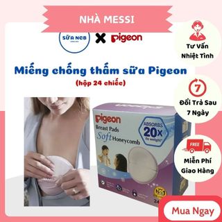 Miếng lót thấm sữa pigeon, hộp 24 miếng thấm sữa cho mẹ dùng 1 lần