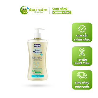 Sữa tắm Chicco tạo bọt thành phần tự nhiên dịu nhẹ cho bé