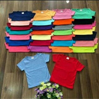Áo thun cổ tròn dáng Basic cho bé 8-20kg