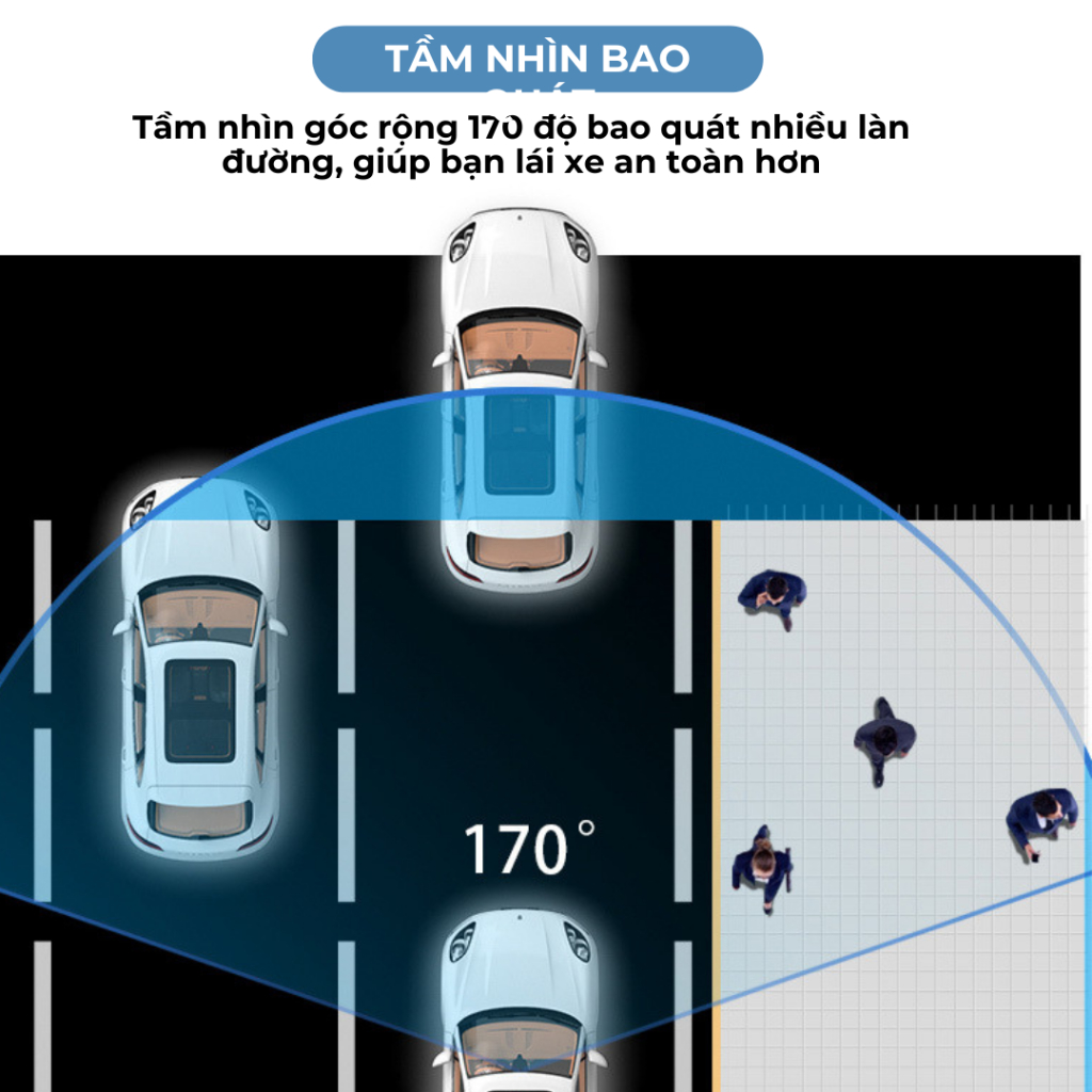 Camera hành trình KAW 4K WiFi không màn hình 2160P HD tầm nhìn ban đêm 3M keo Dash Cam- Bảo Hành 12 tháng | BigBuy360 - bigbuy360.vn