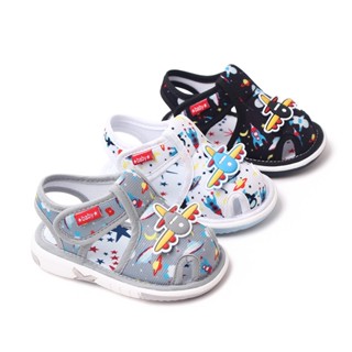 Giày tập đi cho bé họa tiết vũ trụ phi hàng gia có kèn kêu tít tí SuKids SK65