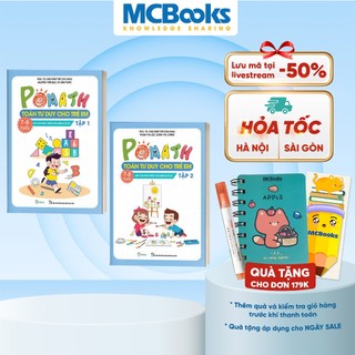 Sách - Combo Pomath Toán tư duy cho trẻ em 7 - 8 tuổi