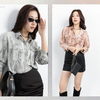 Áo Sơ Mi Lụa Nữ Tay Dài J-P FASHION Form Chuẩn, Sơ Mi Chất Lụa Thoáng Mát Dễ Dàng Mix Đồ Nhiều Phong Cách 10609631