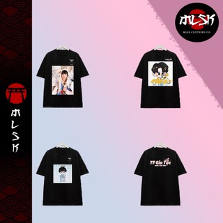 Áo thun đen TF family, áo thun TF gia tộc. Chu Chí Hâm , Tả Hàng full size unisex.