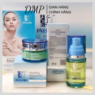 Kem và serum tái sinh phục hồi trắng da loại nám face baby xanh