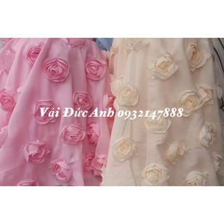 Tơ lụa hoa hồng 3d