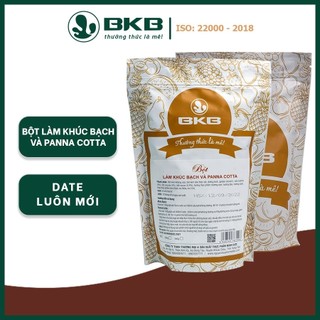 Bột khúc bạch & pana cotta bkb vị sữa, dâu, matcha, socolate