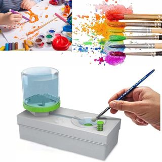 Xô rửa cọ tự động thông minh dành cho vẽ màu nước và viết thư pháp