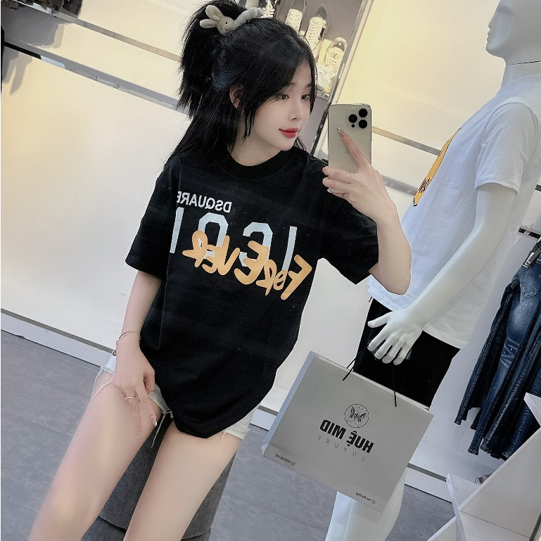 Áo Thun nam DSQ 074 hình in nhiệt cao cấp vải cotton co dãn 4 chiều   PHONG CÁCH HÀN QUỐC