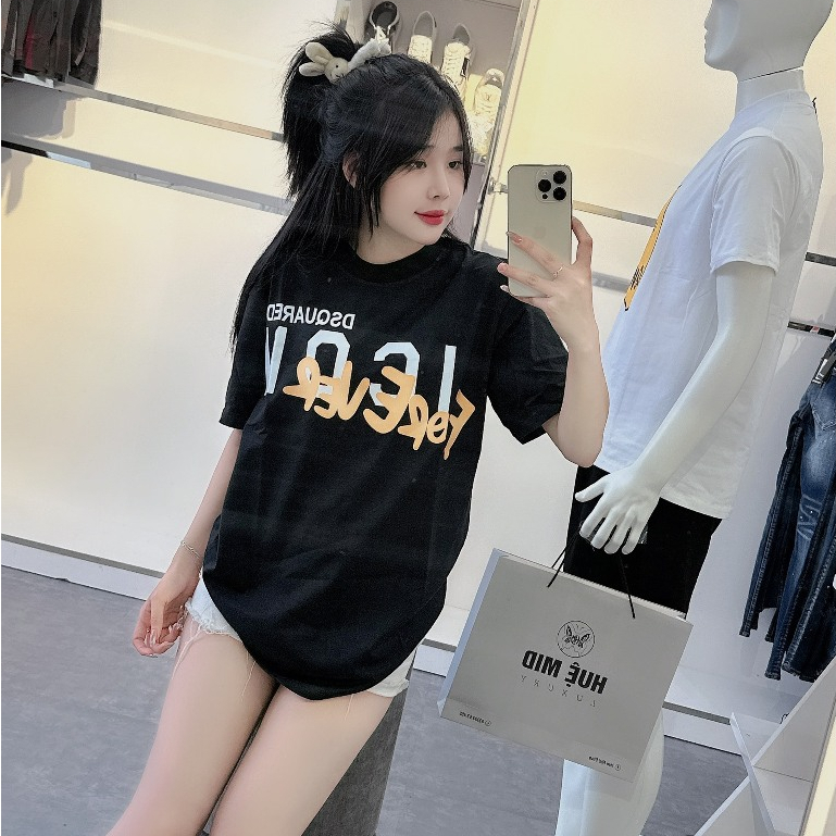 Áo Thun nam DSQ 074 hình in nhiệt cao cấp vải cotton co dãn 4 chiều   PHONG CÁCH HÀN QUỐC