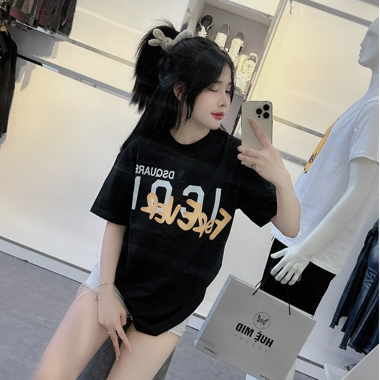 Áo Thun nam DSQ 074 hình in nhiệt cao cấp vải cotton co dãn 4 chiều   PHONG CÁCH HÀN QUỐC