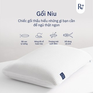 [GIẢM 50% KHÔNG ĐỔI TRẢ] Gối Niu Cao Cấp Ru9 - Công Nghệ Đột Phá Graphene Foam | Chất Liệu Foam Mềm Mại