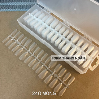 Móng úp thang ngắn 240 móng - phụ kiện làm nail