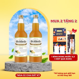Siro Dứa và Chanh Bickford's Chính Hãng, Nhập Úc - 750 ml