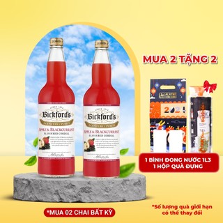Siro Táo và Lý Chua Đen  Bickford's Chính Hãng, Nhập Úc - 750 ml