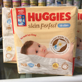 Tã Dán Huggies Mẫu Mới Tràm Trà đủ Size - Miếng Lót, NB, S, M, L, có tặng miếng