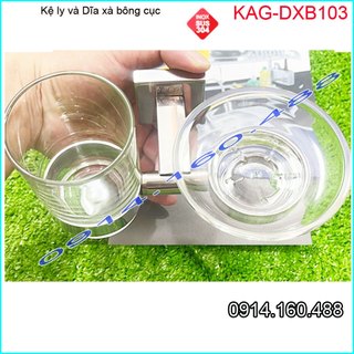 Dĩa xà phòng Inox 304 KAG-DXB103 đế vuông hàng sịn thiết kế siêu cao cấp, Soap holder SUS304 sang trọng cấp cao