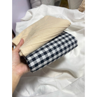 set vải thô caro tặng thô trơn