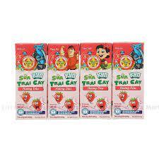 Sữa Trái Cây Kun Hương Dâu 180ml (lốc)