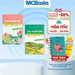 Sách - Combo Làm chủ kiến thức ngữ văn lớp 8