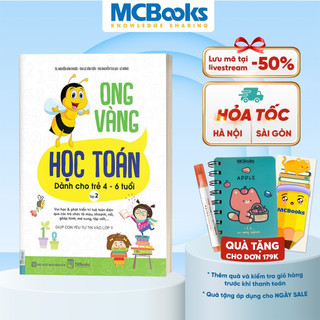 Sách - Ong Vàng Học Toán Dành Cho Trẻ 4-6 tuổi tập 2